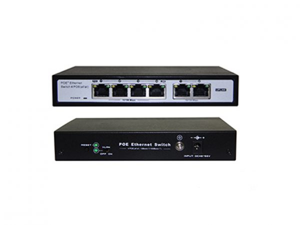 Ethernet-Switch-6-θυρών-10100-FOLKSAFE-FS-S1004EP-2E